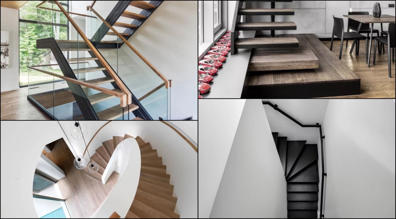 Ready to get inspired? architecture, furniture, handrail, interior design, product design, stairs, table, wood, gray