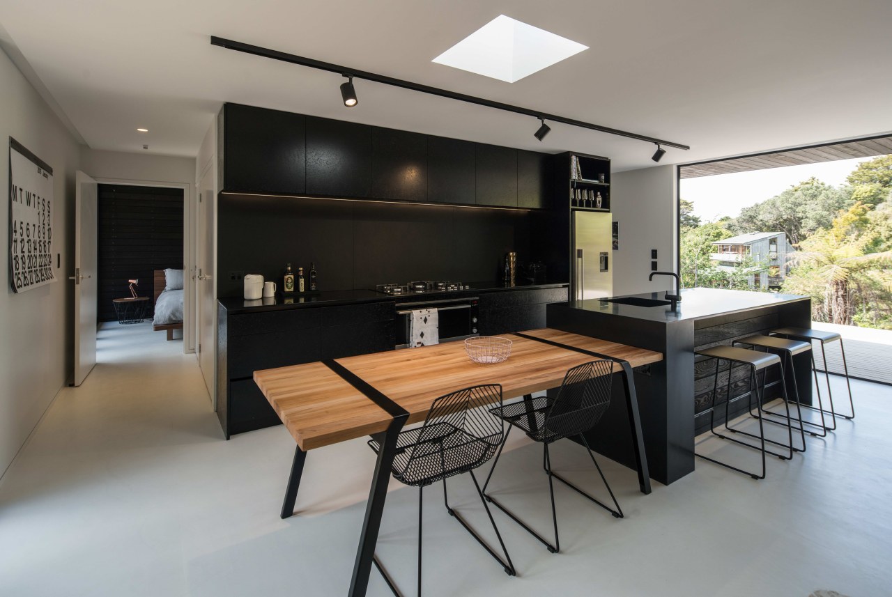 TIDA New Zealand Kitchens – proudly brought to house, interior design, kitchen, real estate, table, gray, black