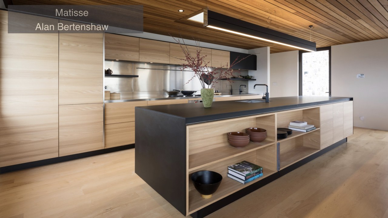Winner – Matisse, Alan Bertshaw – TIDA New cabinetry, countertop, floor, flooring, hardwood, interior design, kitchen, wood, wood flooring, brown, gray