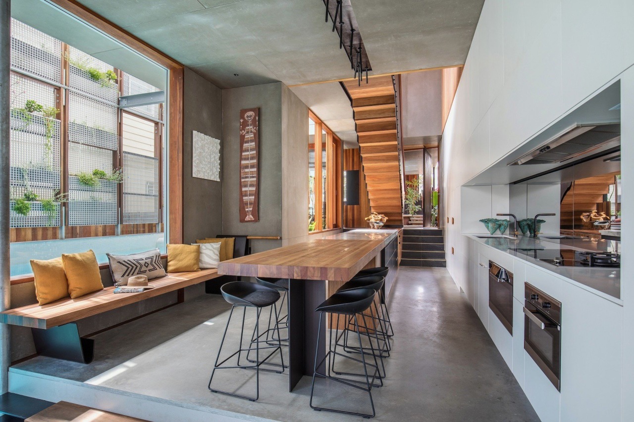 CplusC Architectural Workshop architecture, house, interior design, living room, loft, real estate, gray