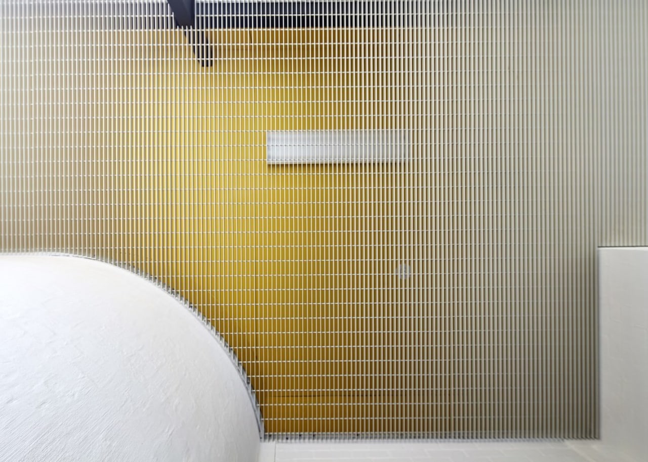 Tom Fisher House ceiling, daylighting, interior design, line, product design, wall, gray