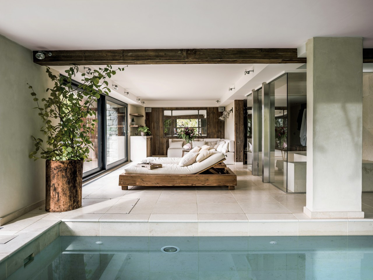 Outdoor spaces are now approached with the same 