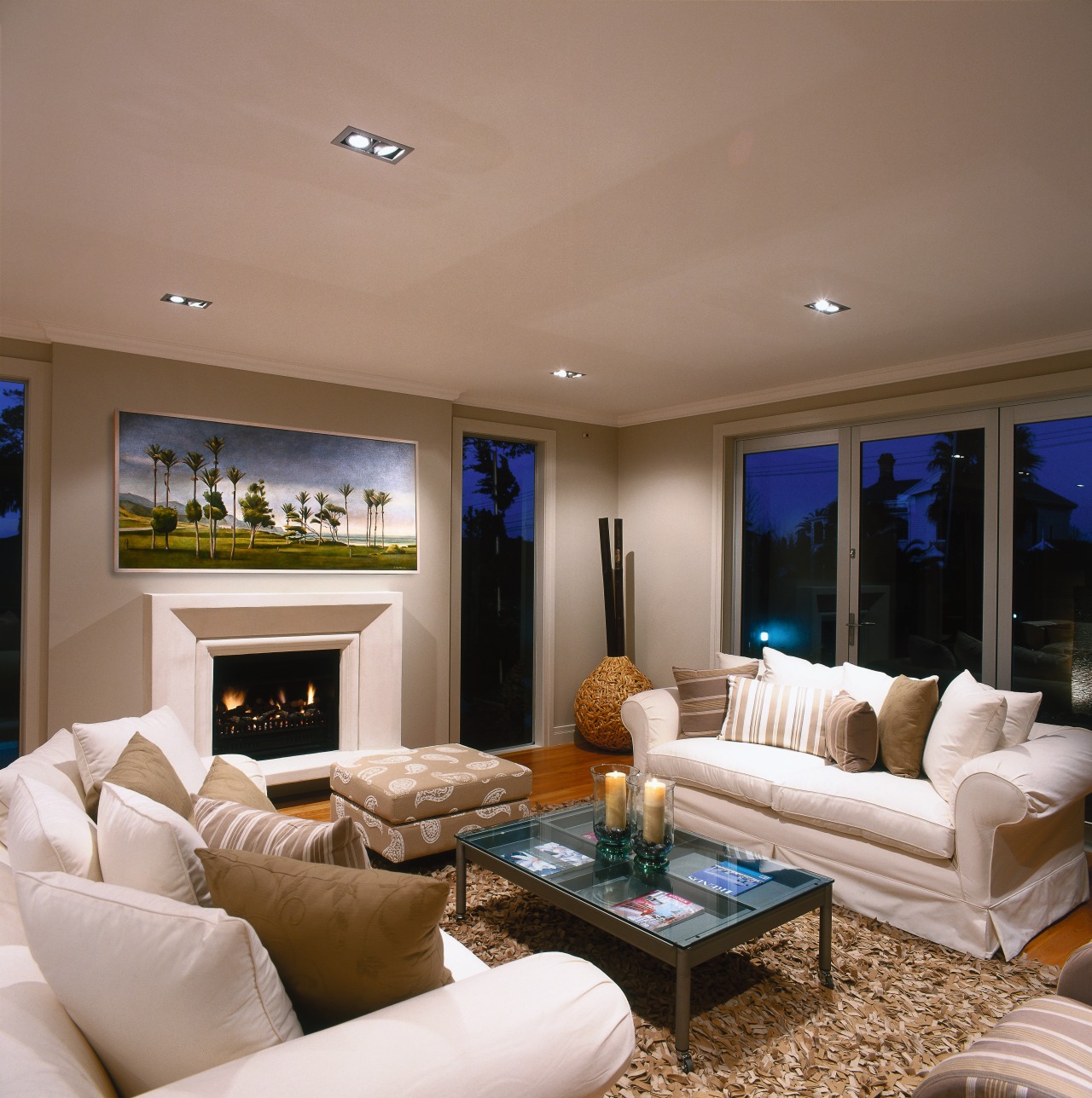 View of this living area ceiling, estate, home, interior design, living room, property, real estate, room, wall, window, brown, gray