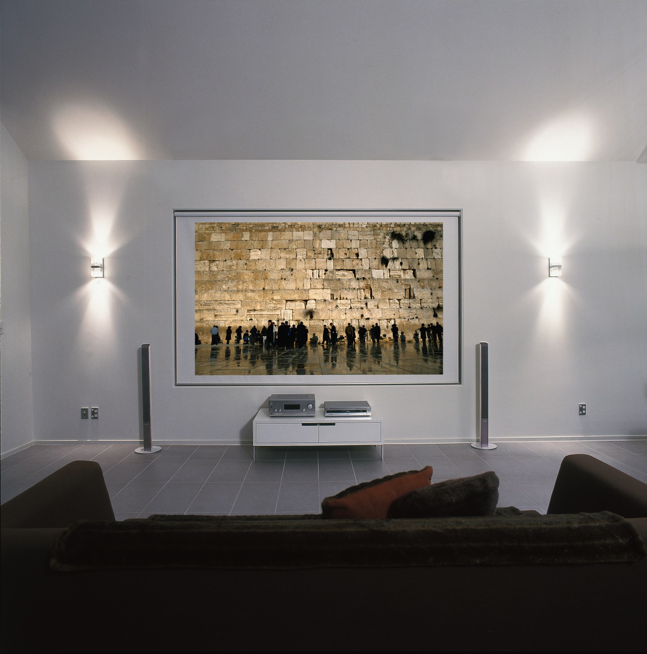 Interior view of lounge ceiling, furniture, interior design, living room, wall, gray, black