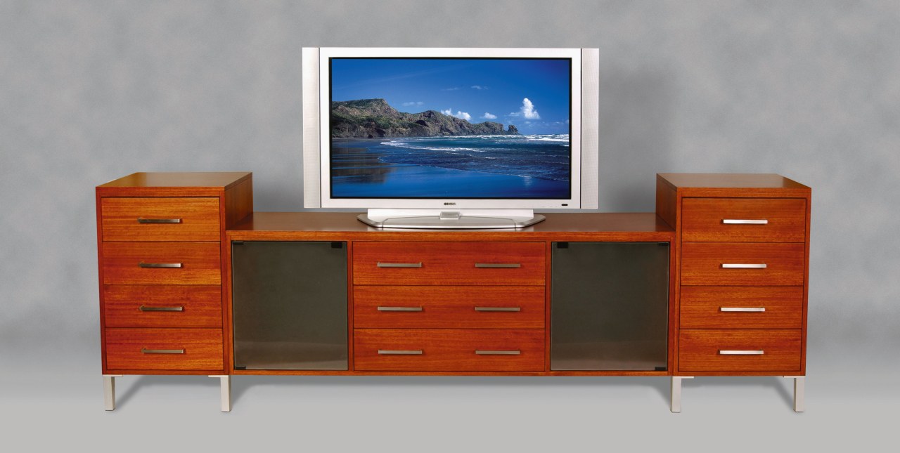 view of the multifunctional wood tv storage cabinet chest of drawers, drawer, furniture, product, product design, sideboard, gray