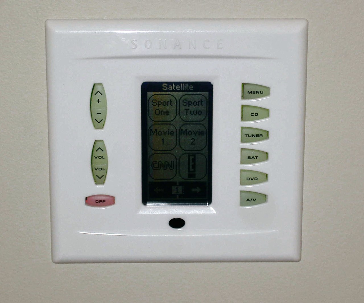 the sonance keypad  is hard wired into electronics, hardware, product design, weighing scale, gray