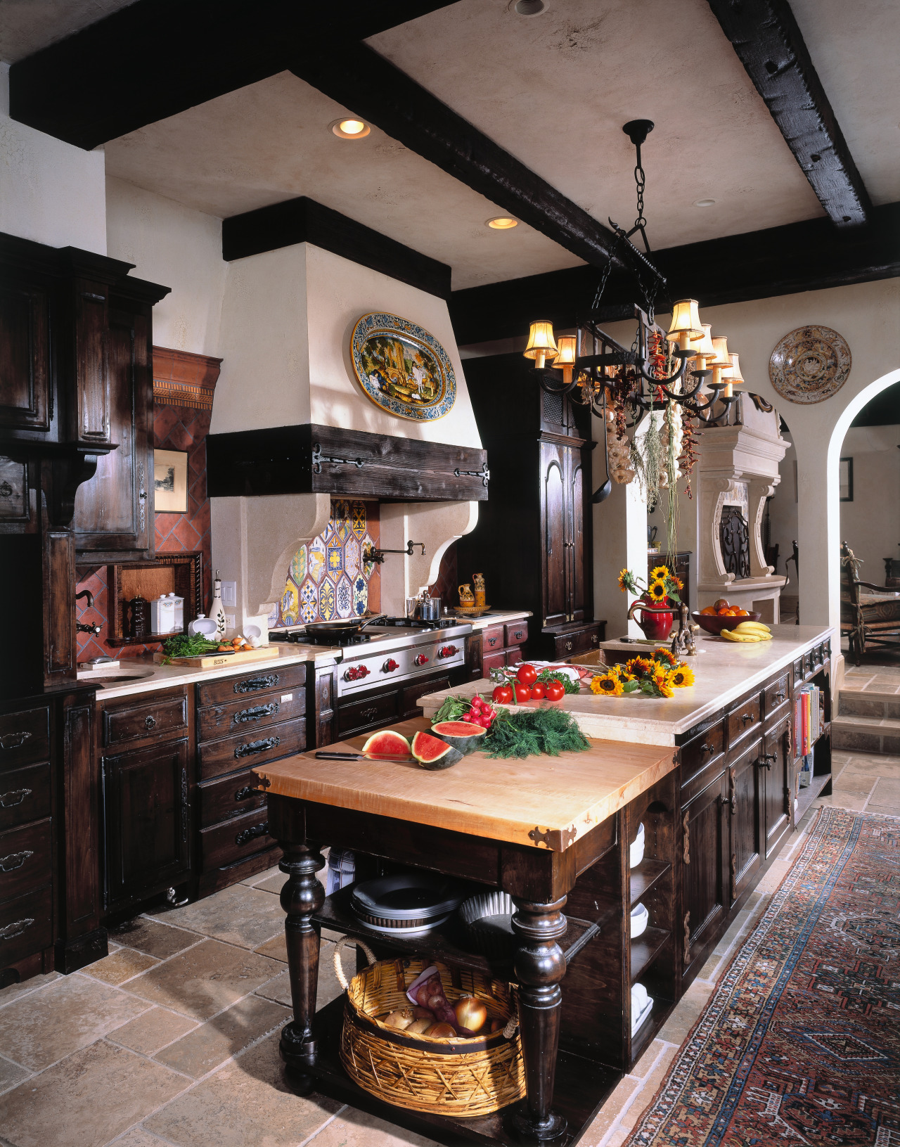 view of this kitchen featuring an electic range countertop, interior design, kitchen, room, table, black, gray