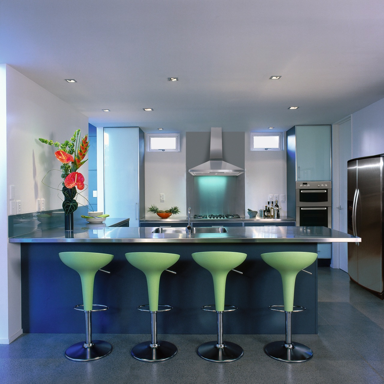 A view of a kitchen with some Whirlpool architecture, ceiling, countertop, interior design, kitchen, real estate, room, table, gray