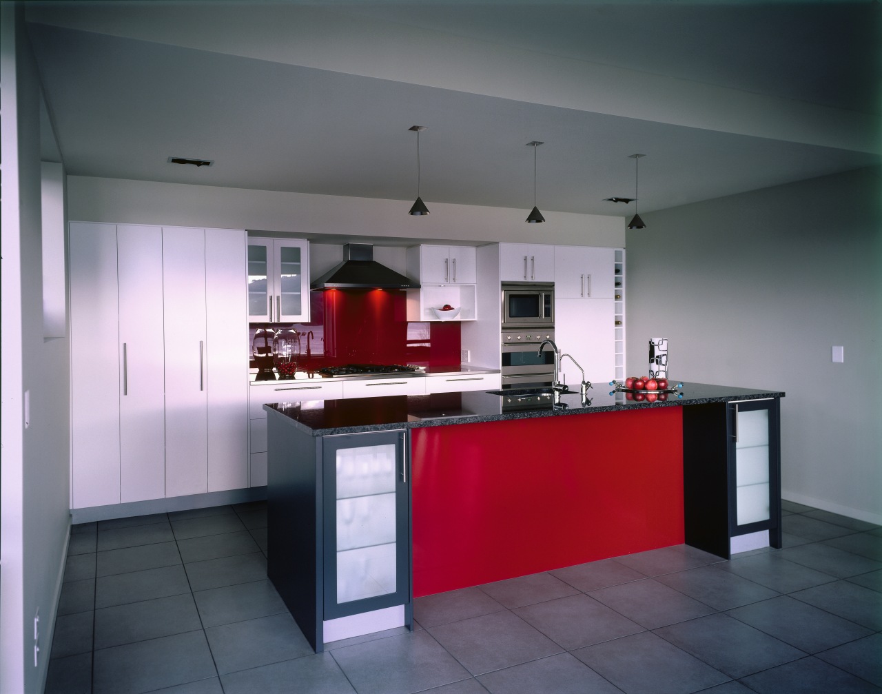 A view of a kitchen by Kitchen Focus. architecture, cabinetry, countertop, cuisine classique, interior design, kitchen, real estate, room, gray, black