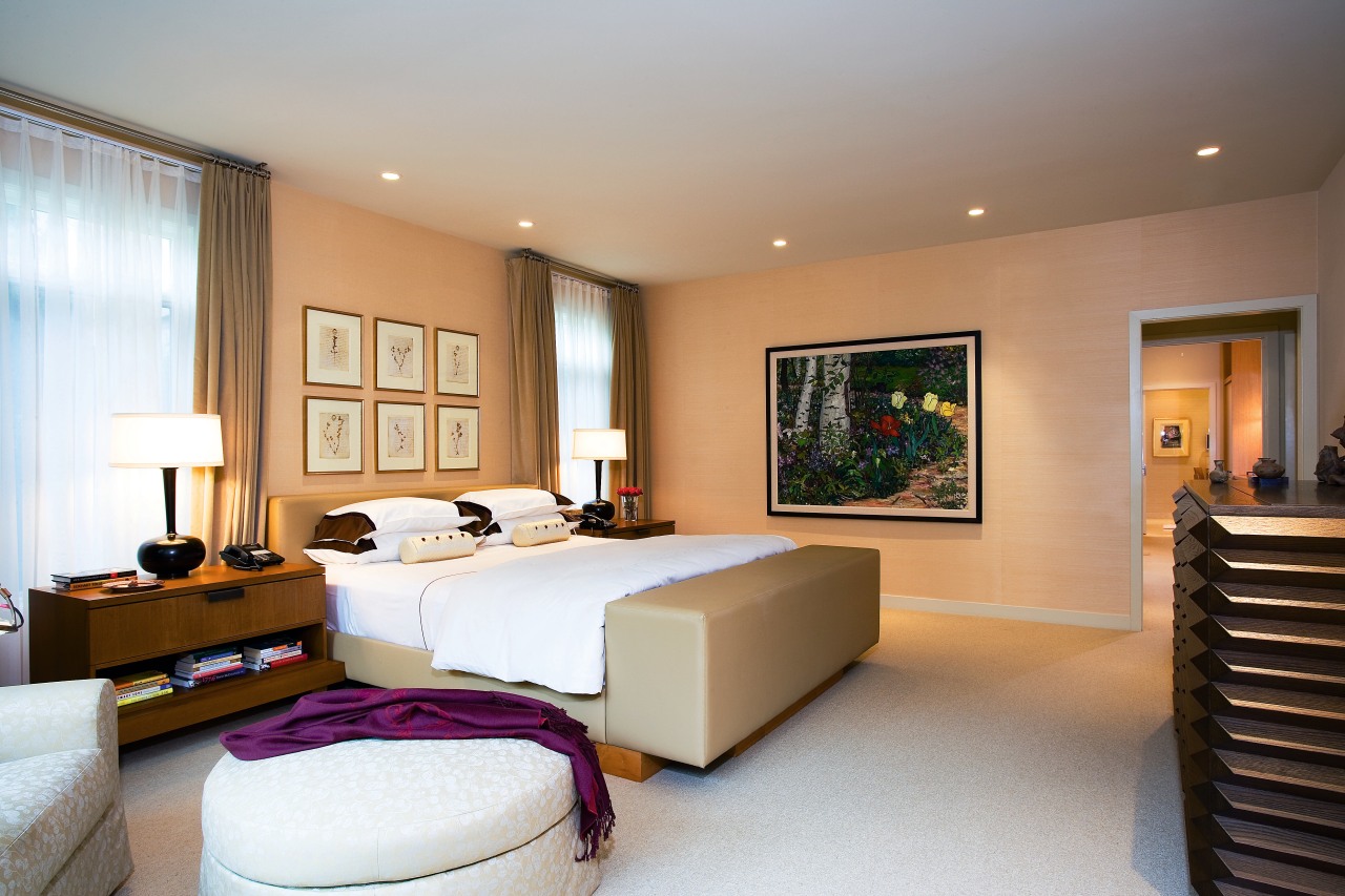 view of the master bedroom and corrodor bedroom, ceiling, estate, interior design, living room, real estate, room, suite, gray