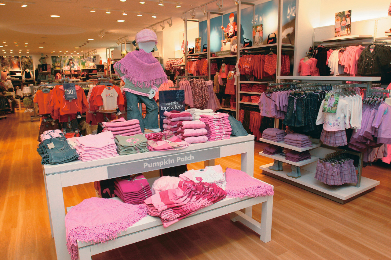 view of the pumpkin pathc store designed by boutique, function hall, interior design, outlet store, pink, product, retail, shopping, orange