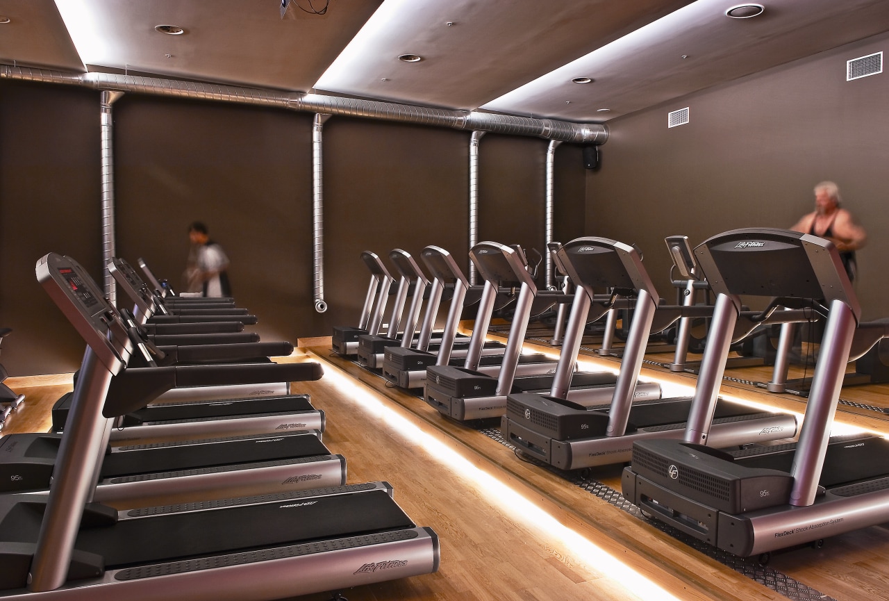 A view of some timber flooring from Moxon gym, room, structure, black
