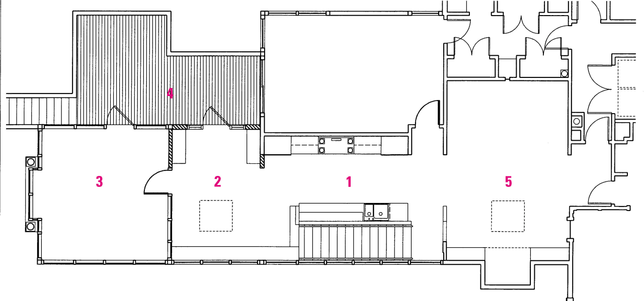 A legend/floorplan of the house angle, architecture, area, design, diagram, drawing, floor plan, line, product, product design, technical drawing, white