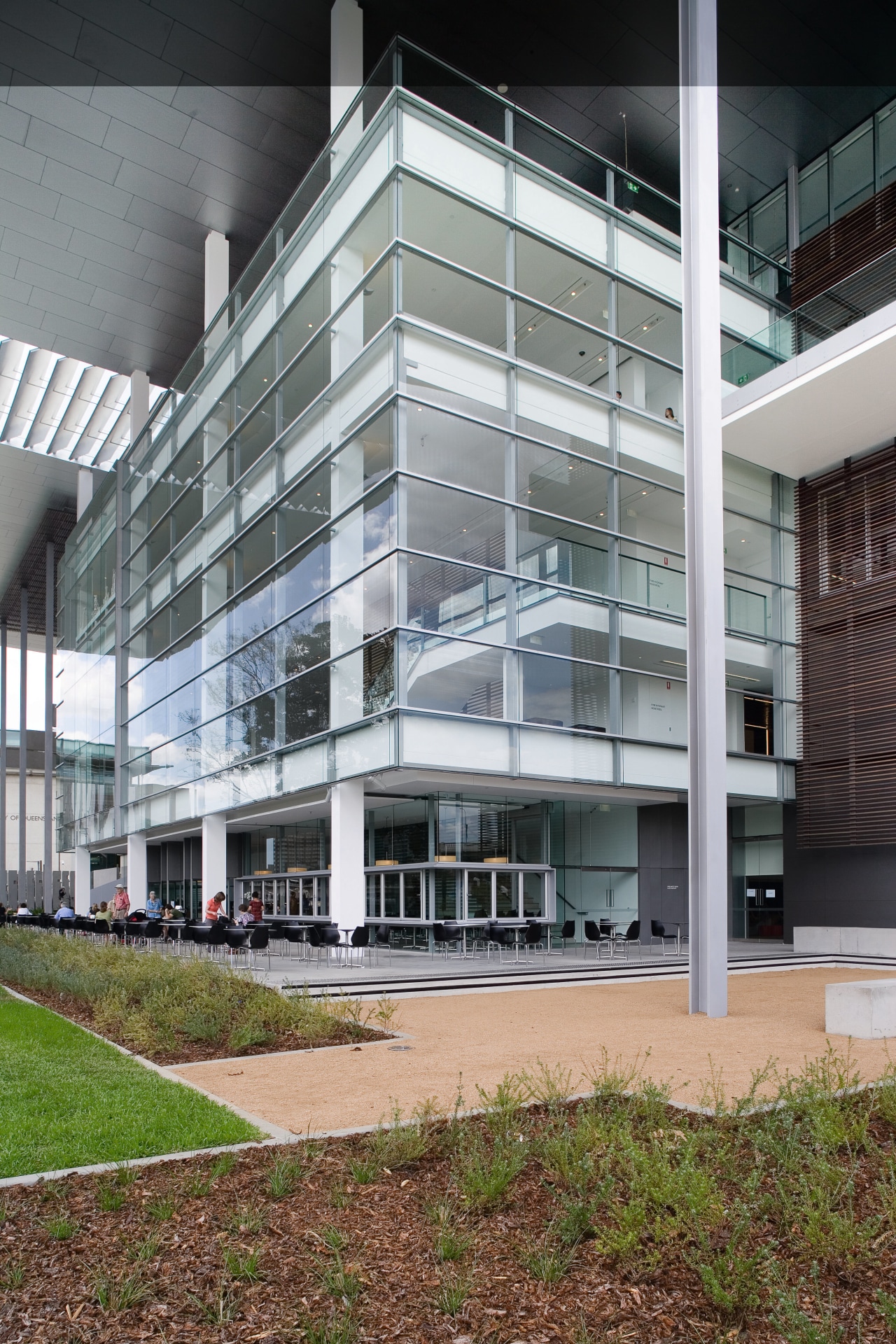 A view of some work by Wideform Queensland apartment, architecture, building, commercial building, condominium, corporate headquarters, facade, headquarters, house, metropolitan area, mixed use, neighbourhood, real estate, residential area, urban design, window, gray