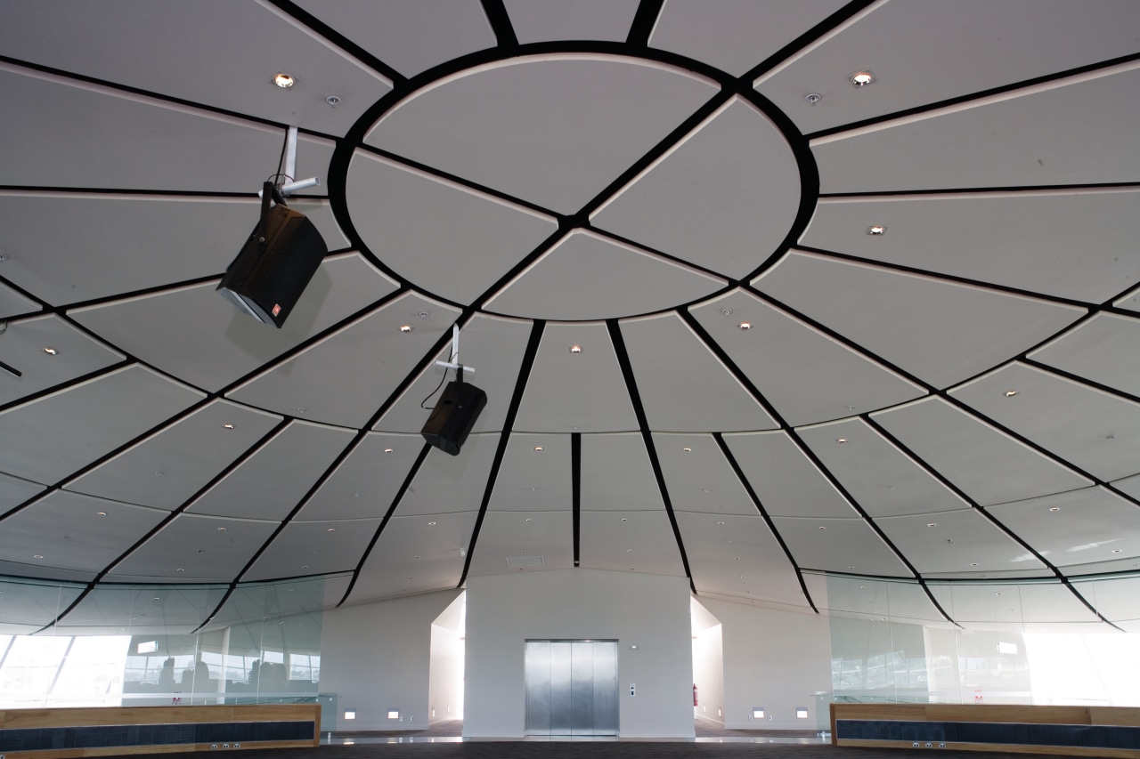 A view of some building materials supplied by architecture, ceiling, daylighting, dome, light, lighting, roof, structure, symmetry, window, gray