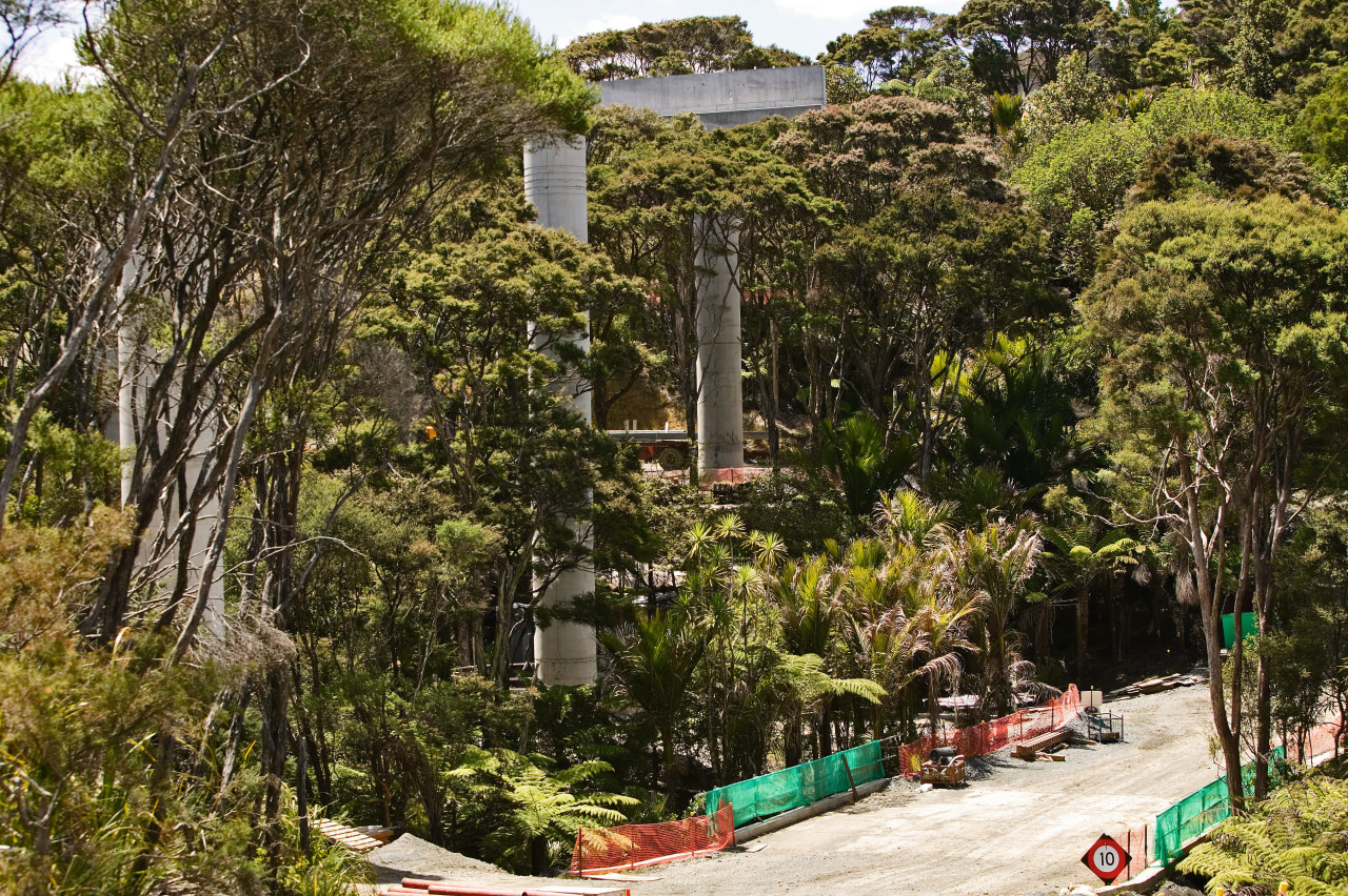 A view of the concrete piers and bridges plant, property, real estate, tree, brown