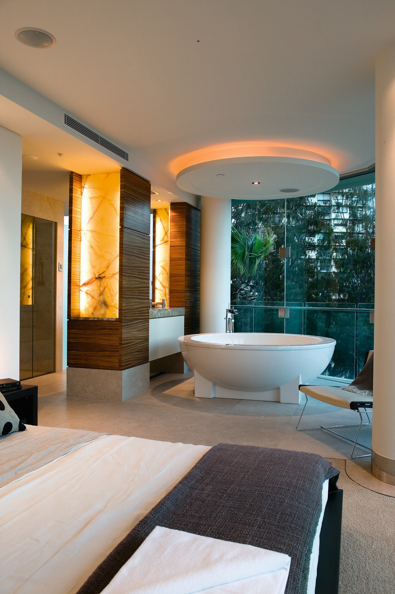 A view of this Customised Bathe spa bath architecture, bathroom, ceiling, estate, home, interior design, living room, room, gray