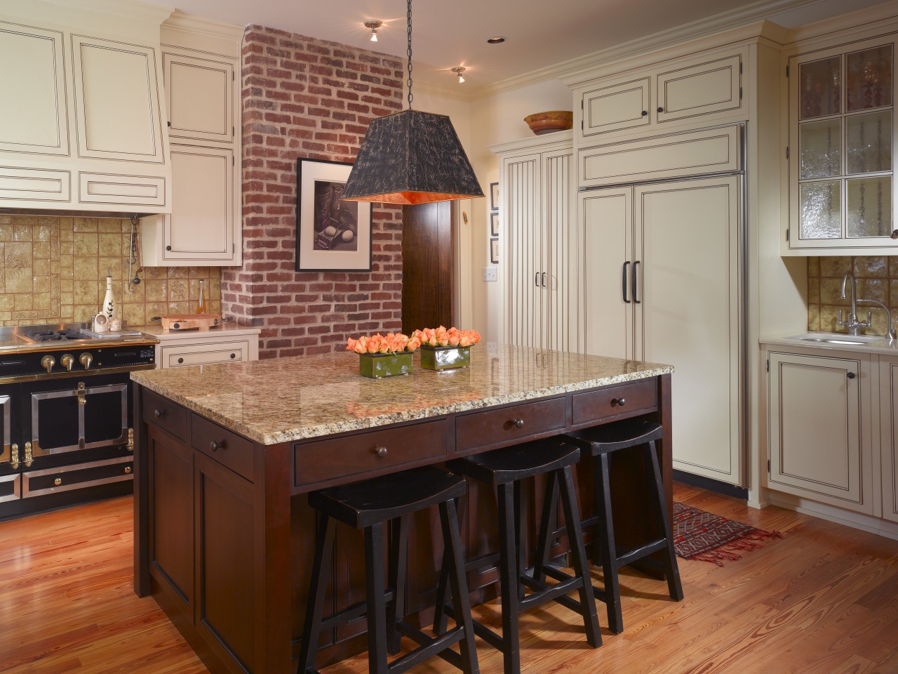 Wooden swing doors at the rear of the cabinetry, countertop, cuisine classique, dining room, floor, flooring, hardwood, home, interior design, kitchen, laminate flooring, real estate, room, wood, wood flooring, wood stain