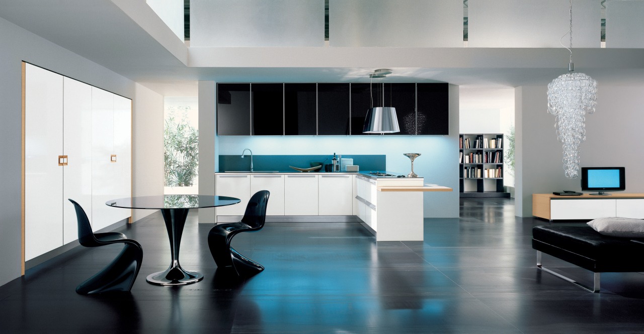 A view of kitchen cabinetry by Prestige Kitchens architecture, floor, flooring, furniture, interior design, kitchen, living room, product design, room, table, gray, white