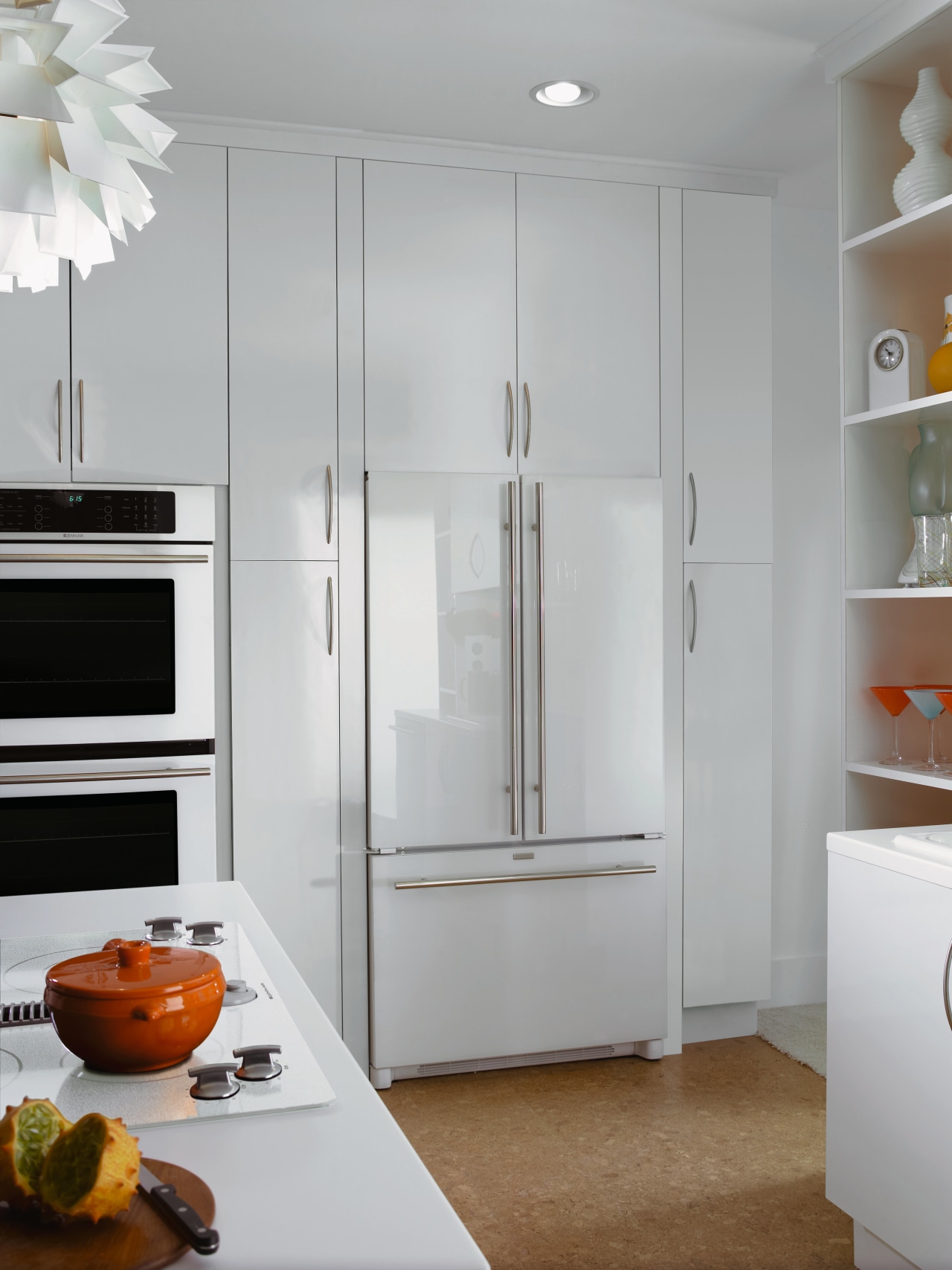 A view of the new Oiled Bronze and home appliance, interior design, kitchen, kitchen appliance, major appliance, refrigerator, gray