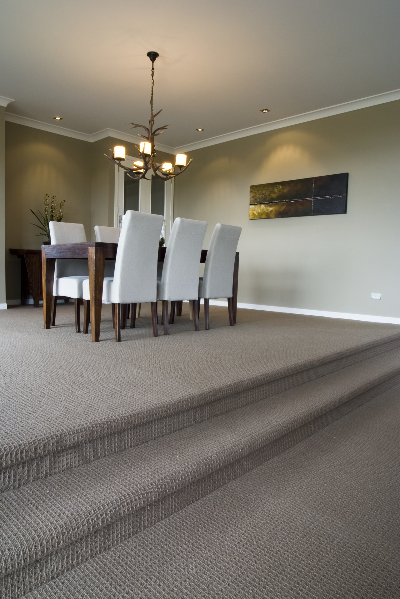 A view of some carpet from Norman Ellison carpet, ceiling, floor, flooring, interior design, laminate flooring, light fixture, product design, table, wood flooring, gray