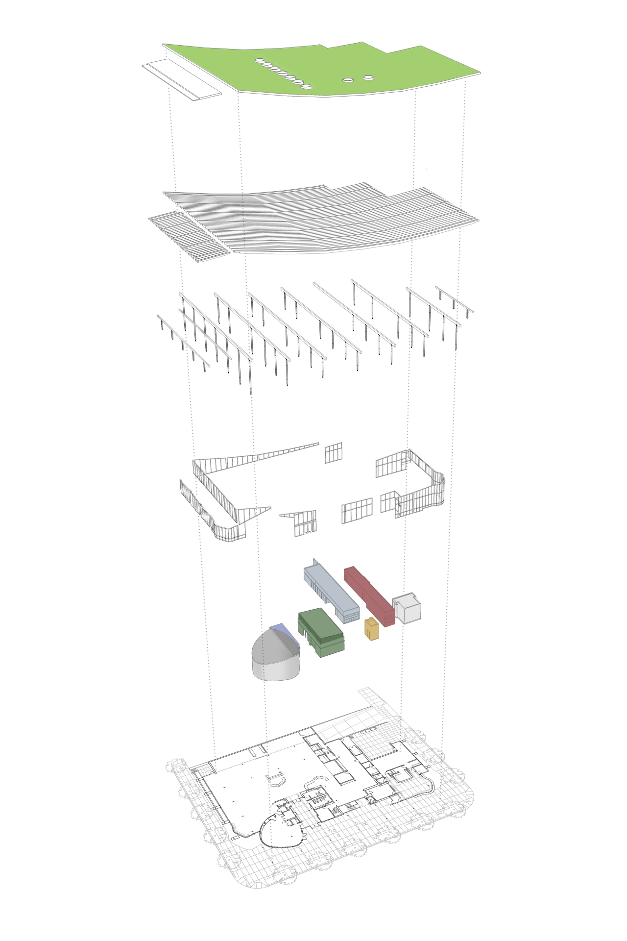 View of the Ballard Library and Neighborhood Service line, product, product design, white