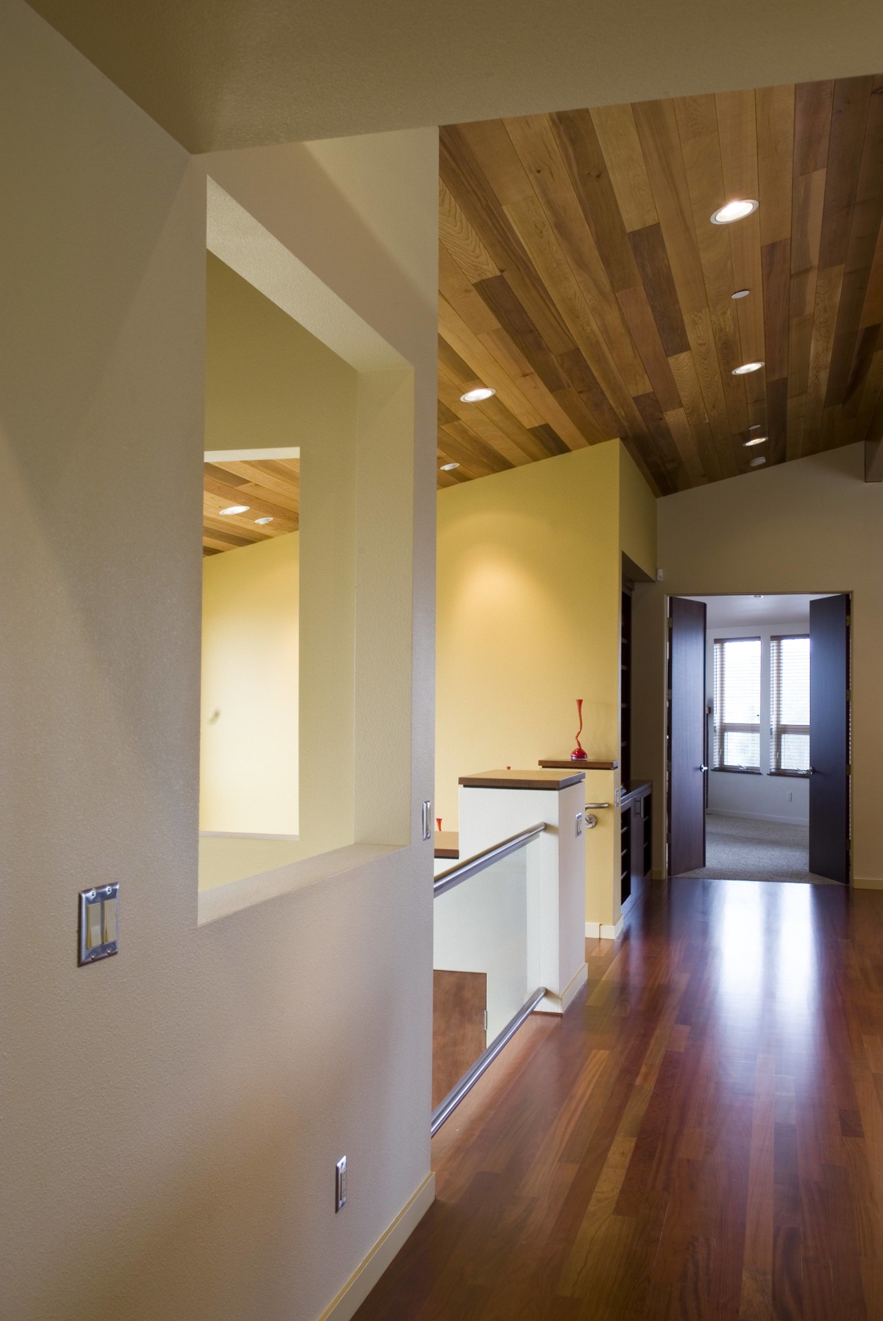 A view of some interior paint from Kelly-Moore. architecture, ceiling, daylighting, floor, flooring, hardwood, home, house, interior design, laminate flooring, lighting, loft, real estate, room, wall, window, wood, wood flooring, brown