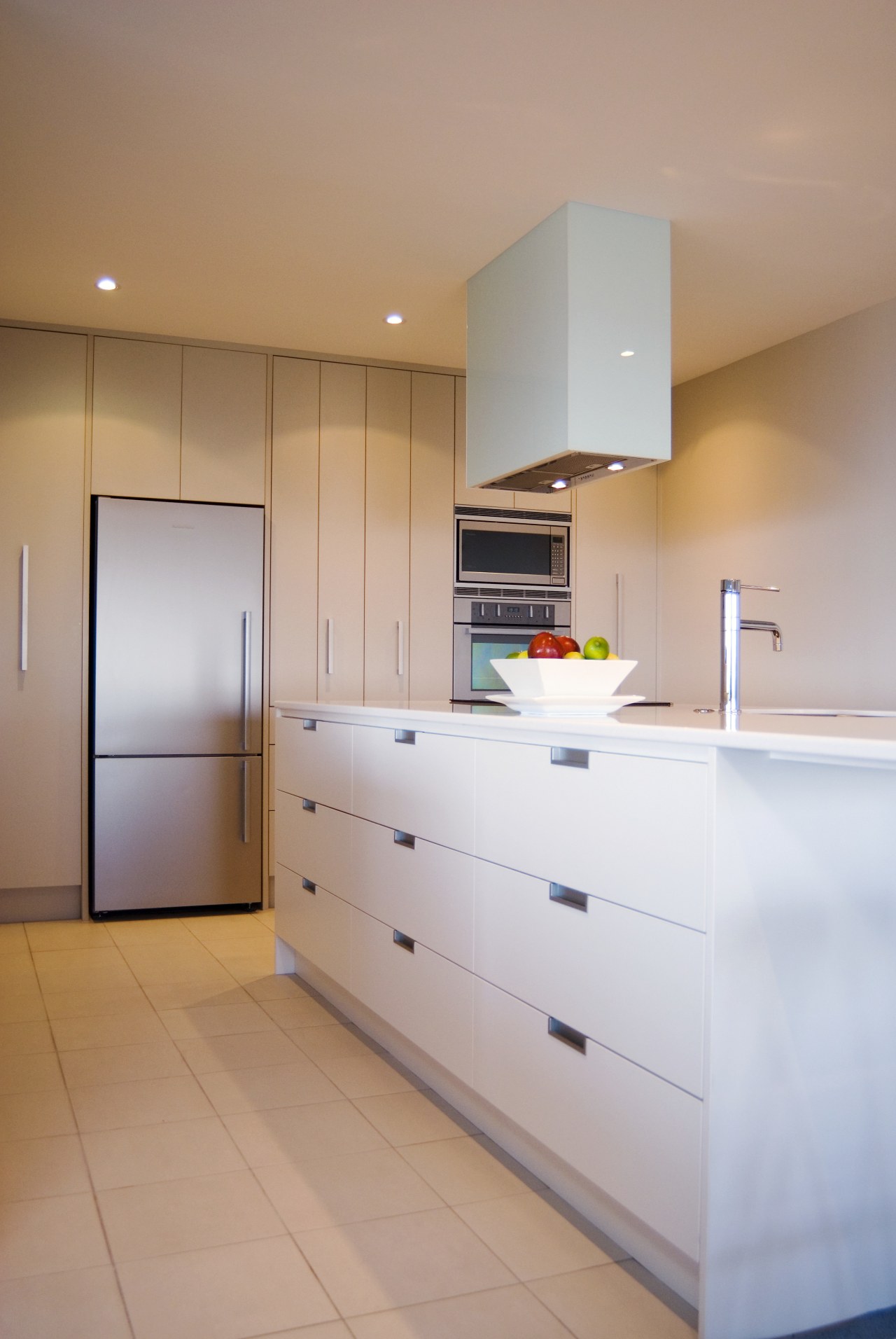 View of Kitchen that features Laminex products. cabinetry, countertop, cuisine classique, interior design, kitchen, room, orange