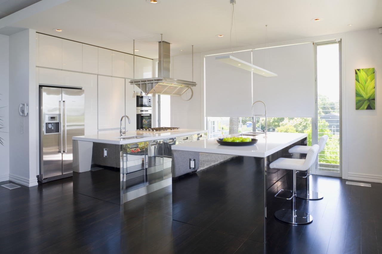 View of kitchen by John kitchenmakers. countertop, floor, flooring, interior design, kitchen, real estate, gray, black