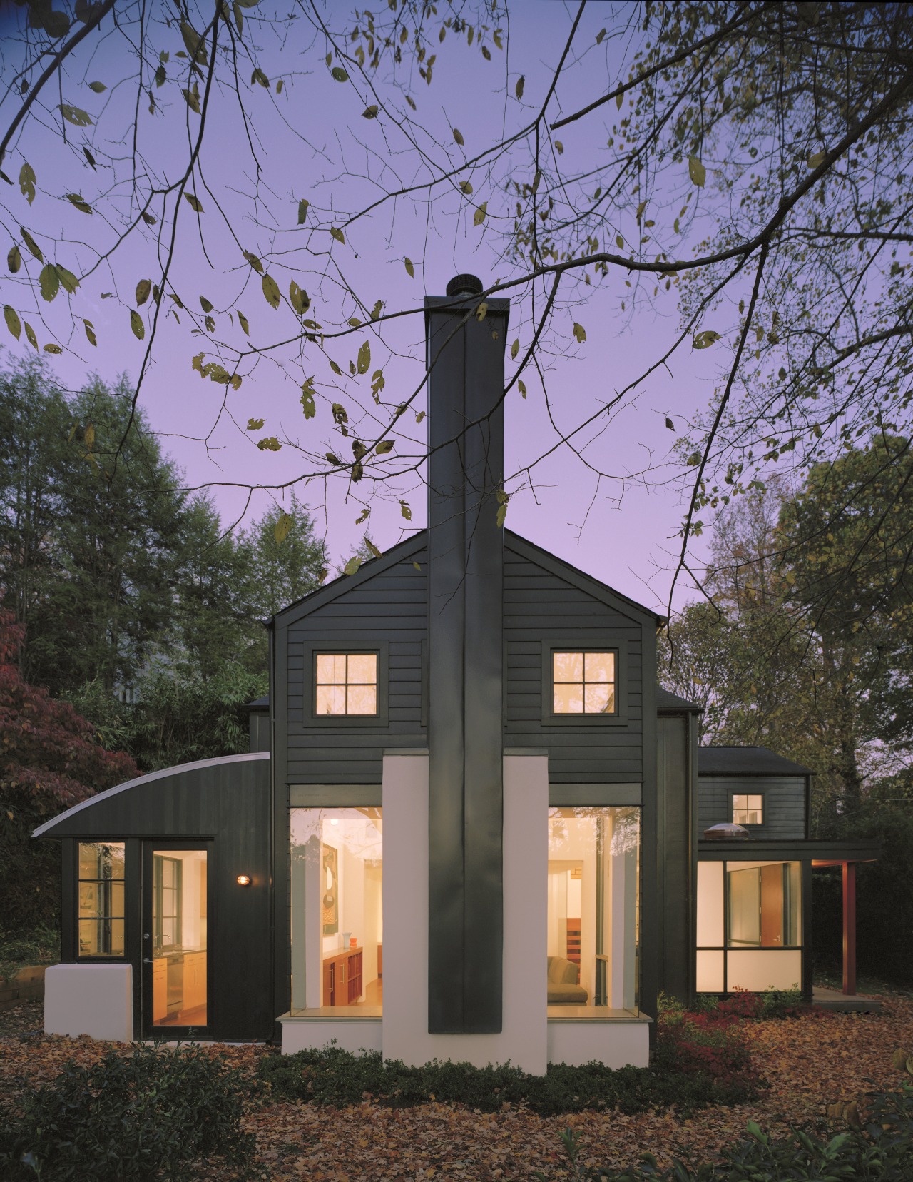 Architect Robert M Gurney worked with the homeowners architecture, building, cottage, facade, farmhouse, home, house, real estate, black