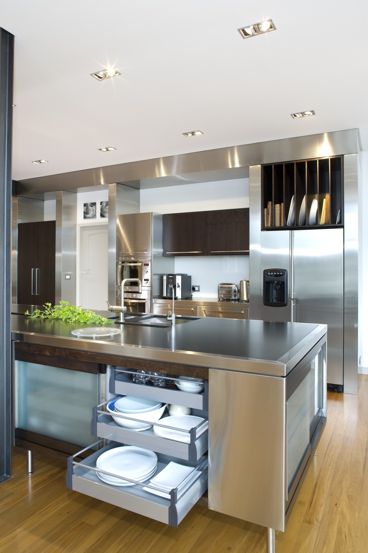 The kitchen, designed by architect Gordon Moller and cabinetry, countertop, cuisine classique, home appliance, interior design, kitchen, white