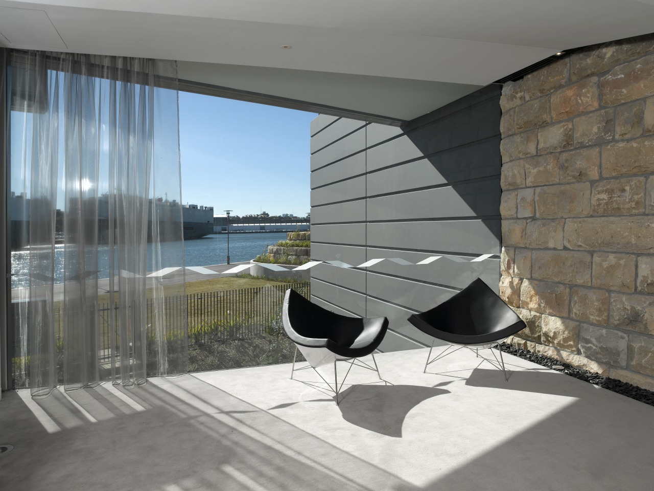 Simple Studio, a window furnishing specialist, worked closely architecture, building, daylighting, glass, house, interior design, reflection, structure, window, gray