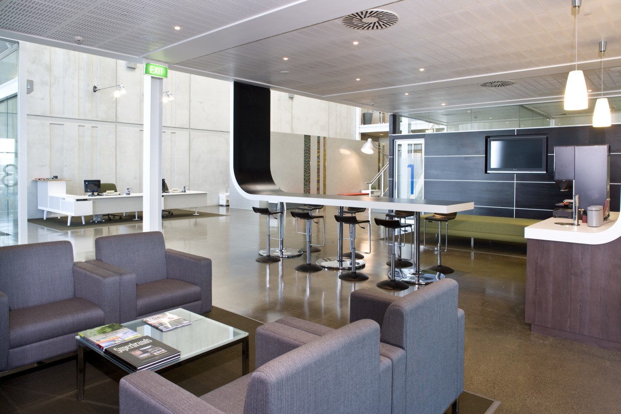 Interior of Office max offices featuring office furniture, interior design, office, gray