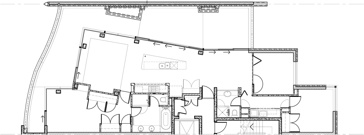 Image of the house plans. architecture, area, artwork, black and white, design, diagram, drawing, floor plan, line, line art, plan, product design, structure, technical drawing, white