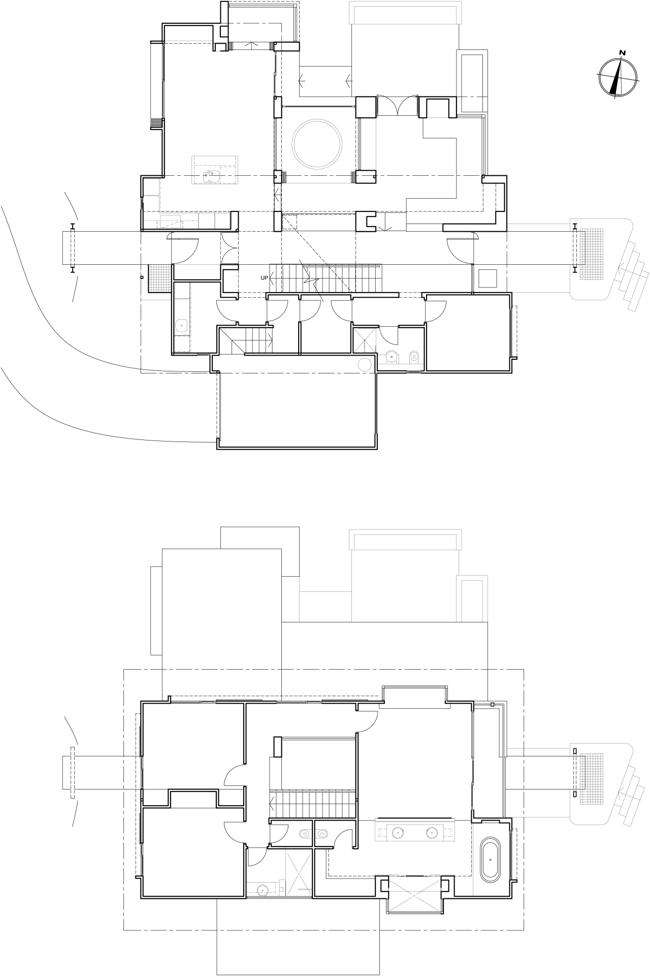 Image of floor plans. angle, architecture, area, artwork, black and white, design, diagram, drawing, floor plan, font, line, plan, product, product design, technical drawing, white