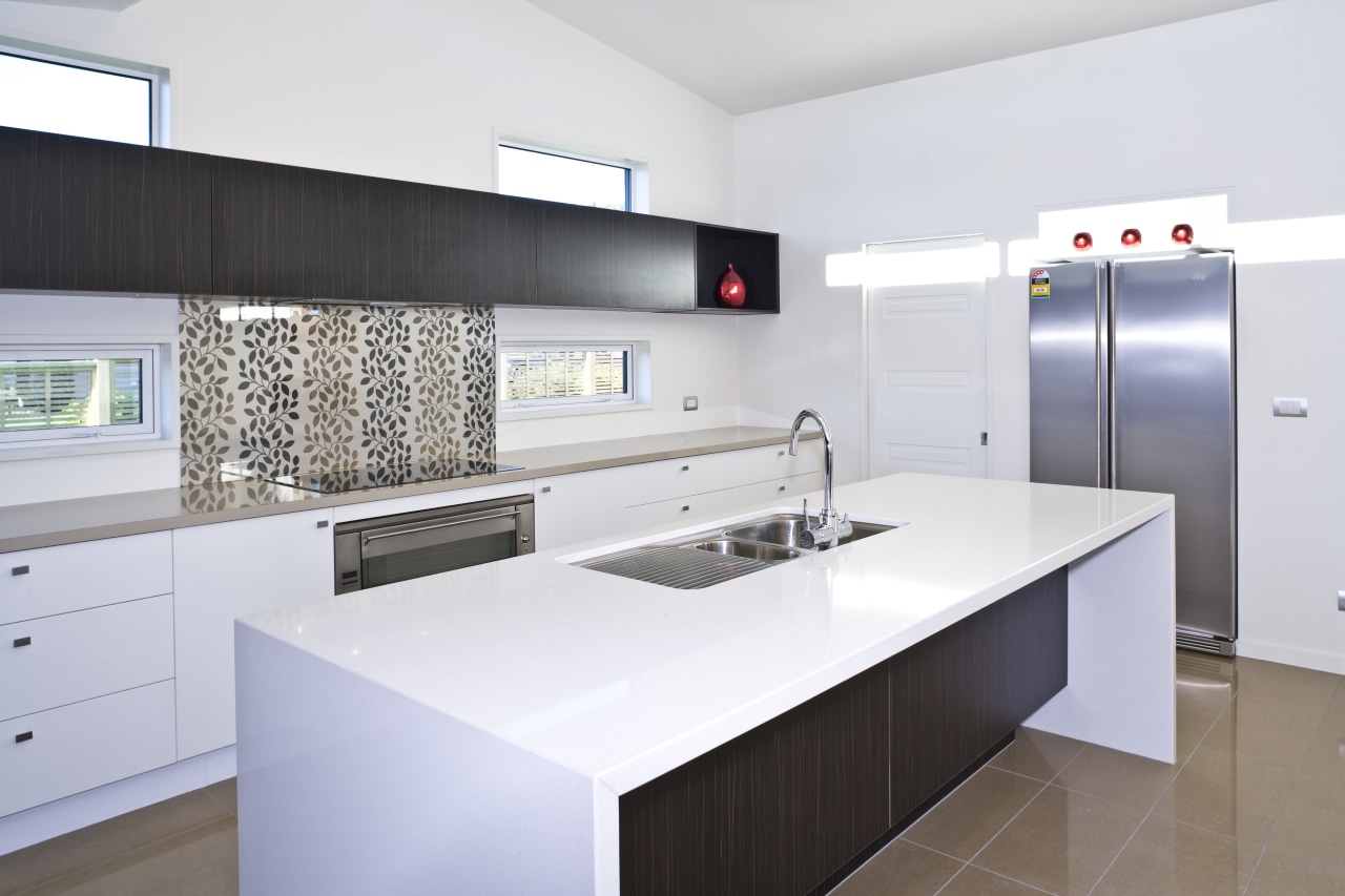 View of kitchen of a DRH show home cabinetry, countertop, interior design, kitchen, product design, real estate, room, white