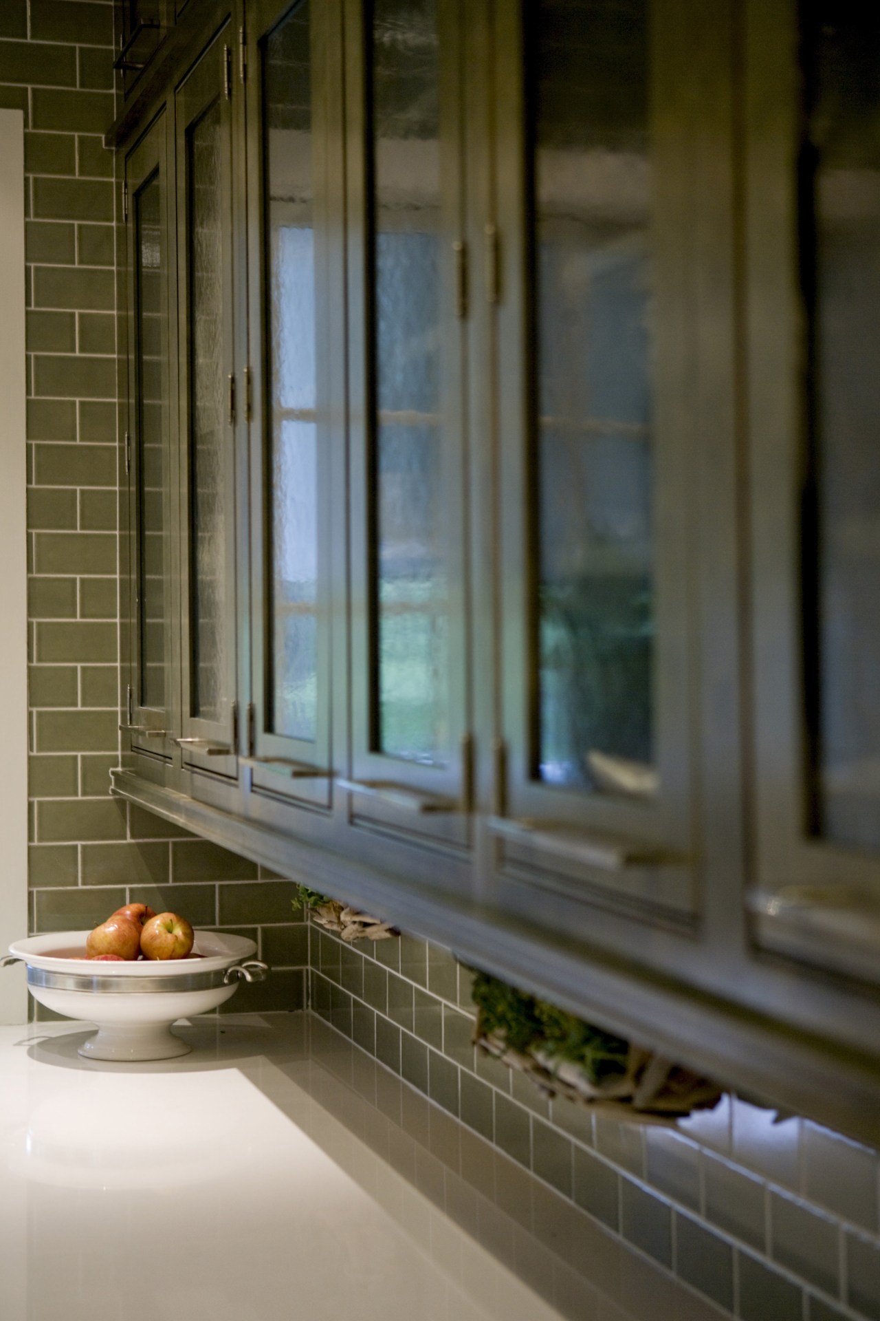 This kitchen was the overall winner of the glass, home, interior design, window, window covering, brown, gray