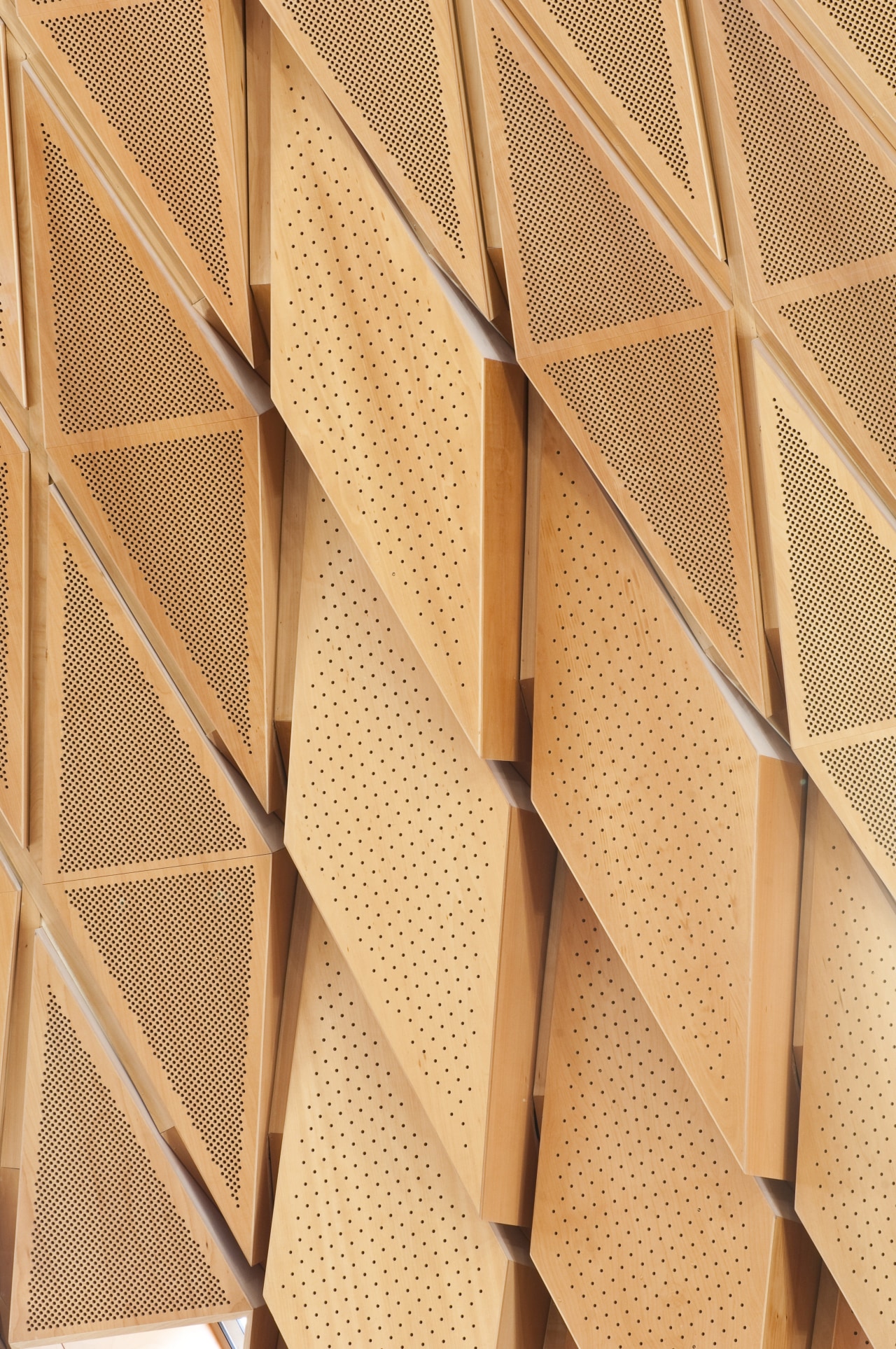 Interior view of the Supreme Court which features angle, floor, line, lumber, material, pattern, plywood, structure, wall, wood, wood stain, orange