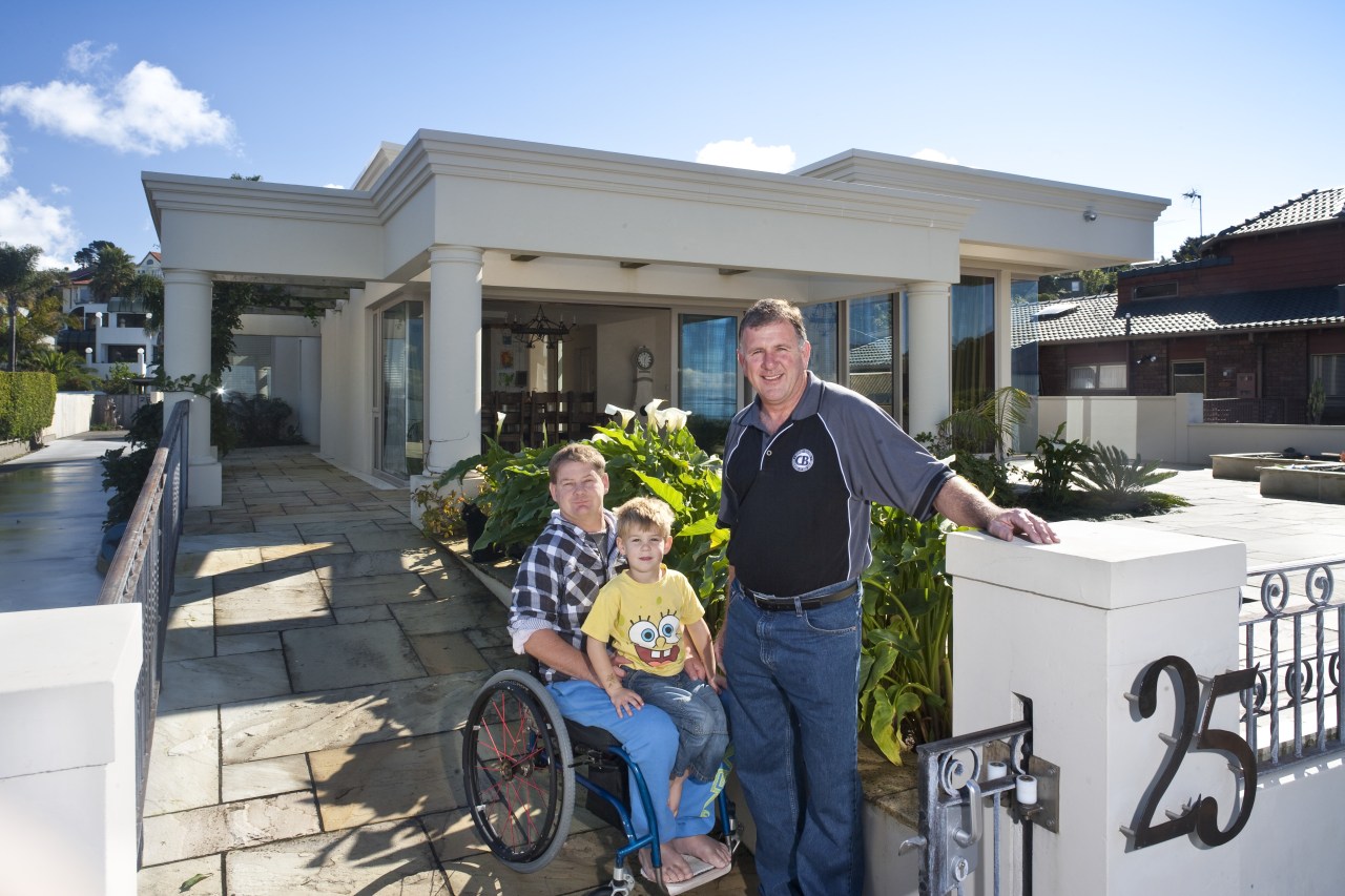 View of the exterior of this modern home car, home, house, property, real estate, vehicle, gray