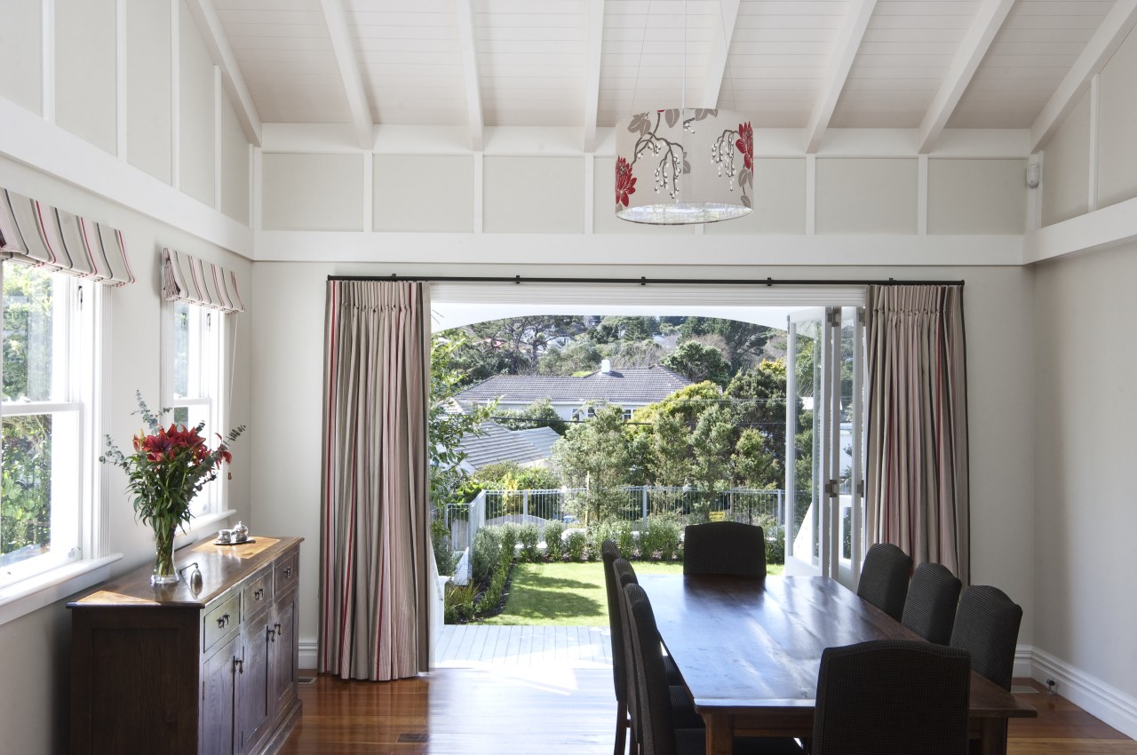 View of this home with unique design ceiling, home, house, interior design, living room, real estate, room, window, gray