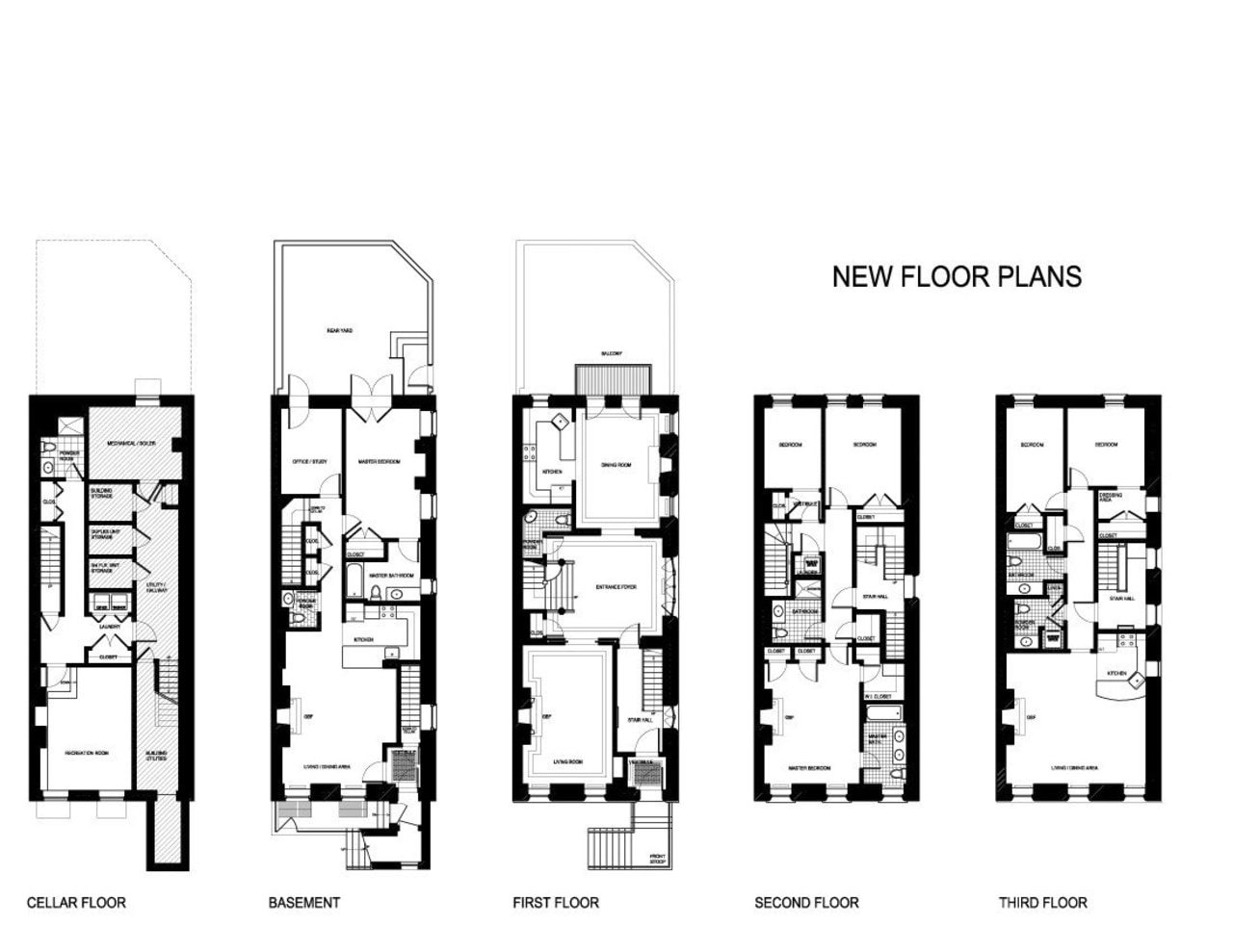 This house was remodeled by Architect Brian J. black and white, design, diagram, drawing, floor plan, font, line, monochrome, plan, product design, structure, text, white