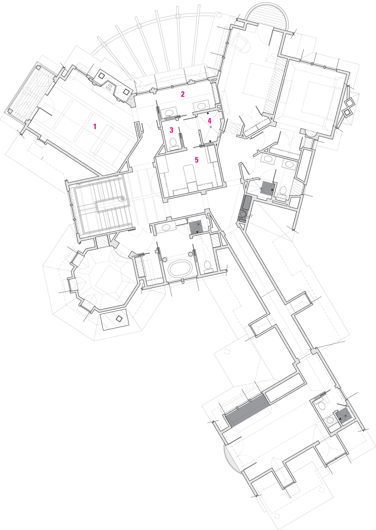 View of home with Tudor-style elements, wood fireplace architecture, area, black and white, design, diagram, drawing, floor plan, line, line art, plan, product, product design, structure, white