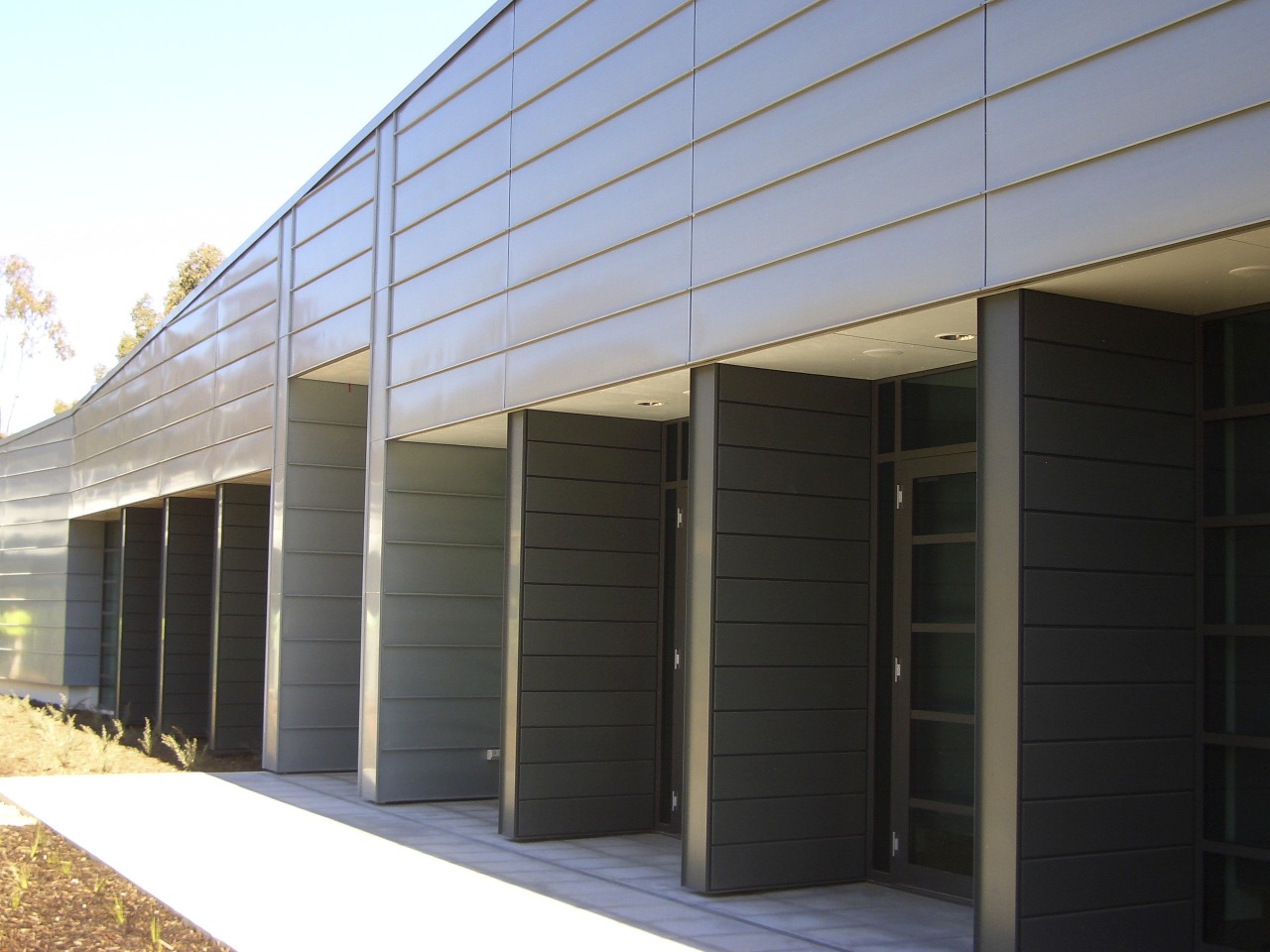 Exterior view of the National Centre for Social architecture, building, commercial building, corporate headquarters, facade, house, real estate, siding, structure, window, black