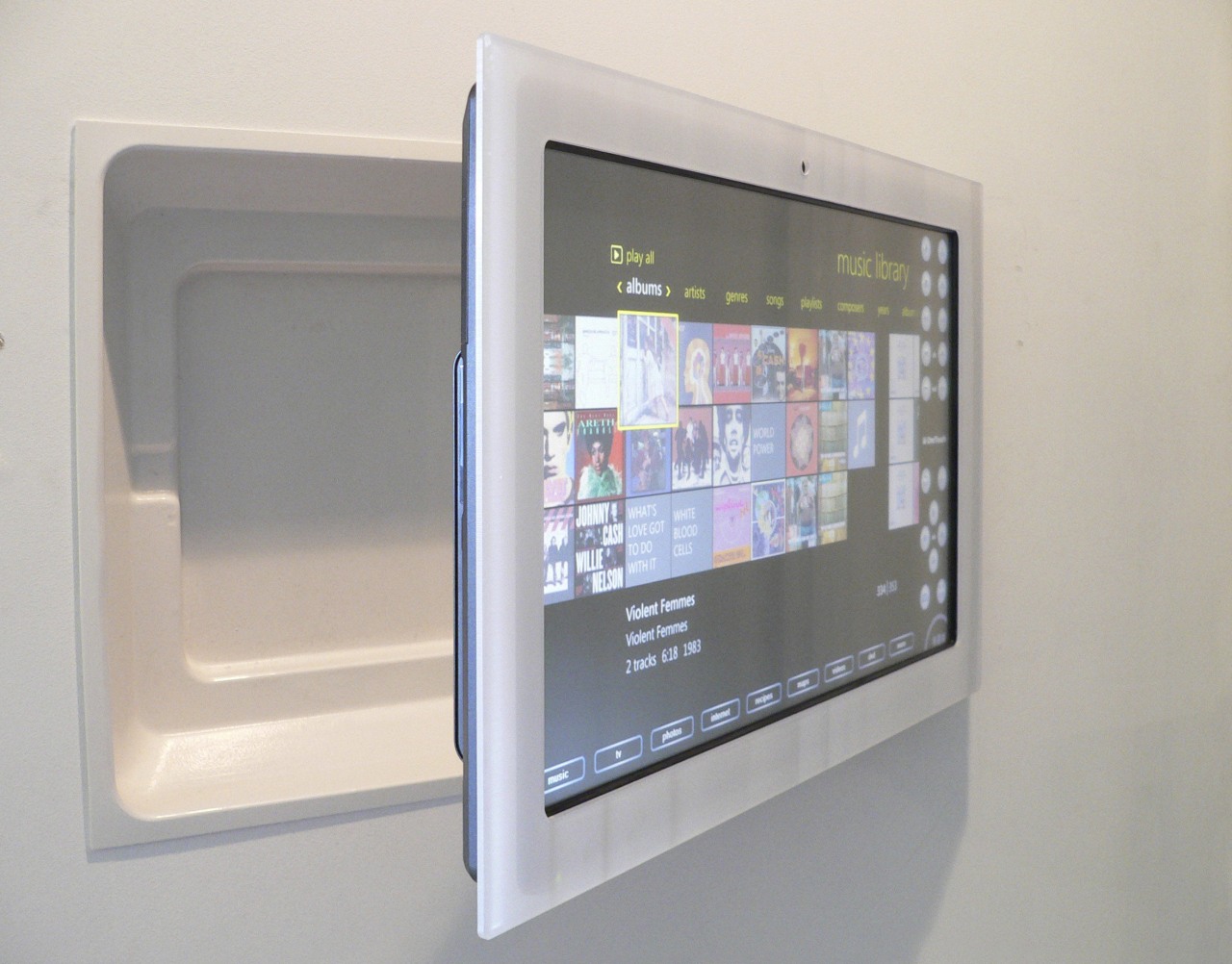 Kitchen. Home Automation. Technology. Future. Onetouch. computer monitor, display device, multimedia, product design, screen, gray