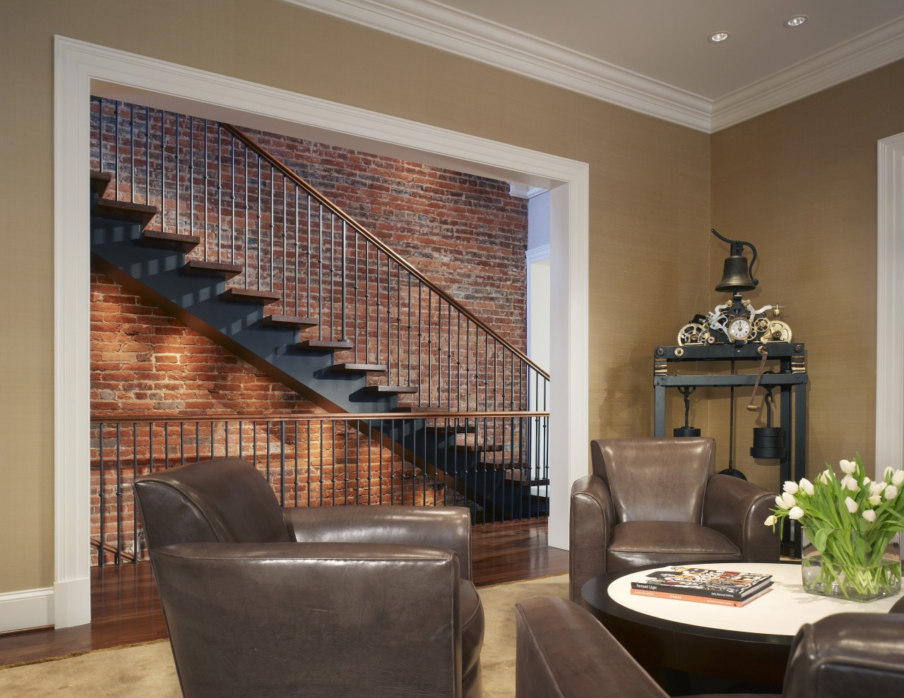 This house was remodeled by architect Ankie Barnes ceiling, flooring, hardwood, interior design, living room, real estate, wall, window, window covering, wood, brown