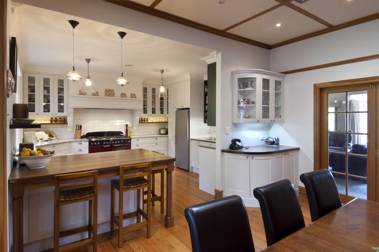 This kitchen was designed by Debra DeLorenzo of countertop, cuisine classique, interior design, kitchen, real estate, room, gray