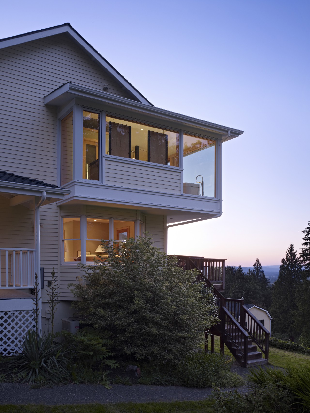 View of exterior of house with cream weatherboards architecture, building, cottage, elevation, estate, facade, home, house, property, real estate, residential area, siding, sky, window, black, teal