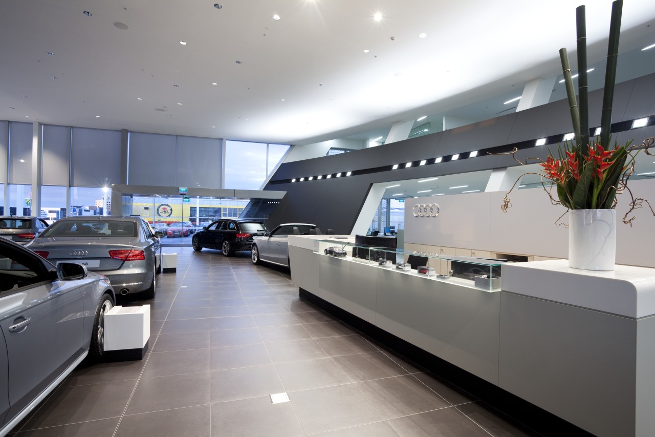 Here is a view of the new Giltrap automotive design, car, car dealership, interior design, luxury vehicle, technology, gray