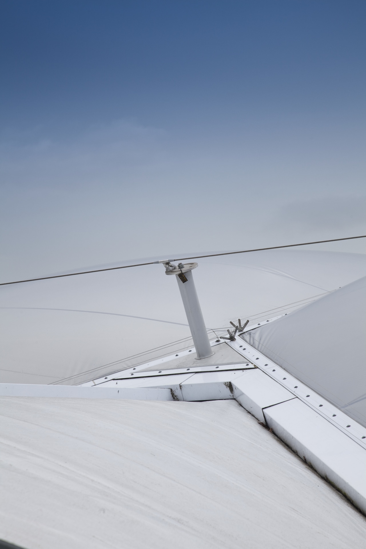 PBI Height high-tech roof, height and access safety roof, sky, snow, gray