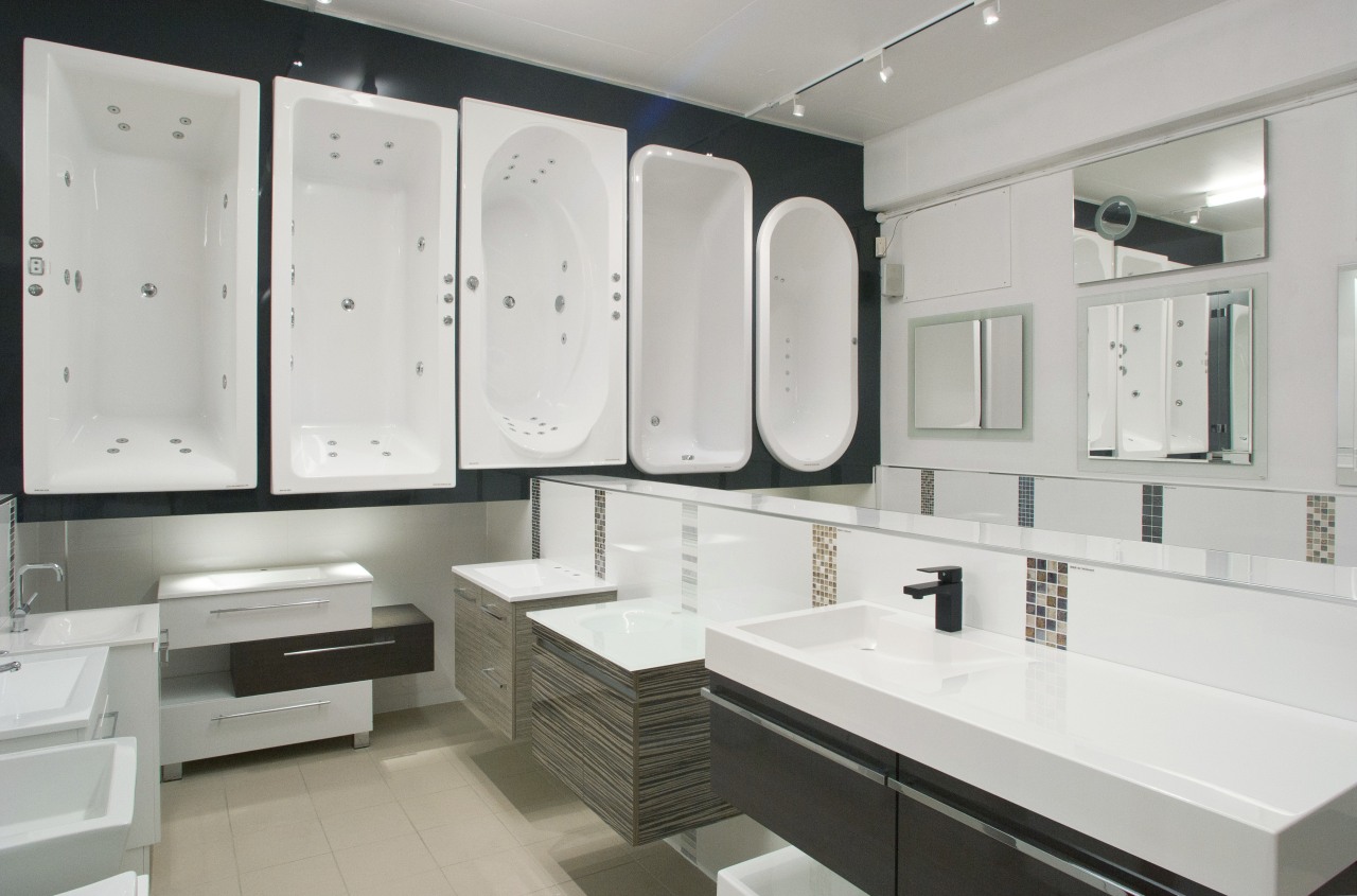 bathtubs and vanities bathroom, bathroom accessory, bathroom cabinet, cabinetry, countertop, floor, interior design, kitchen, product design, room, sink, gray